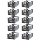 10 stk. Day foldbare opbevaringskasser - Castor Grey -  Small - Billede 1