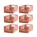 6 stk. Day foldbar opbevaringskasse - Misty Coral -  Large - Billede 1