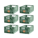 6 stk. Day foldbar opbevaringskasse - Dill Green -  Large - Billede 1