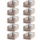 10 stk. Day foldbare opbevaringskasser - Flint Gray - Small - Billede 1
