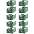10 stk. Day foldbare opbevaringskasser - Dill Green - Small - Billede 1