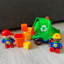 Miljøbil TOLO First Friends m 2 figurer - 5 dele - Fra 1 år.