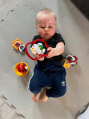 TOLO Baby Aktivitet og Ranglesæt med 4 sjove rangler - Fra 3 mdr.