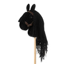 Kæphest af poppeltræ - Sort - L:68 cm - Fra 3 år.