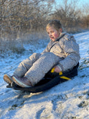 Kælk Bobslæde med bremse fra Dantoy - 84 cm (ass. farve) - Fra 3 år.