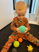 Infantino Babylegetøj - Babybolde 6 stk - med forskellige mønstre - Fra 6mdr+