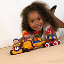 Biler TOLO First Friends on Wheels - 7 dele. - Billede 1