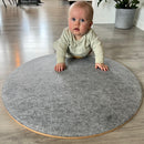 Wobbel 360 Rundt Vippebræt med filt - Lysegrå - fra 2 år.